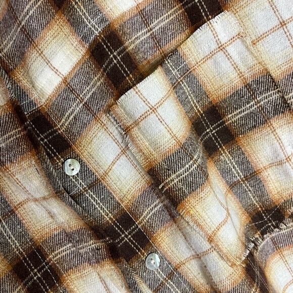 POL Oversized Flannel NWOT Size Medium - Picture 4 of 6
